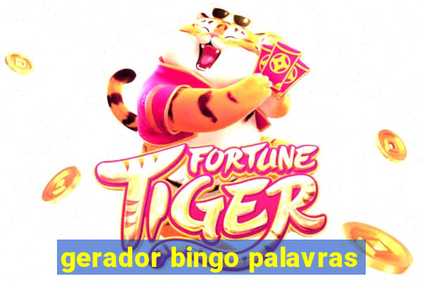 gerador bingo palavras